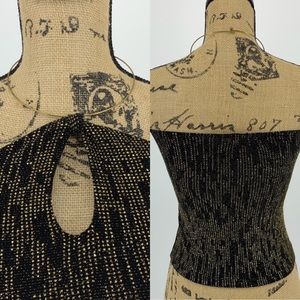 Staples Pop Stars Top with Gold Neck Band